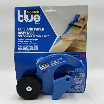 Painter's Tape and Paper Dispenser, Applies Masking Paper with Painter s Tape K2