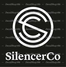 SilencerCo - Firearm Silencer - Car/SUV/Truck Vinyl Die-Cut Peel N' Stick Decals