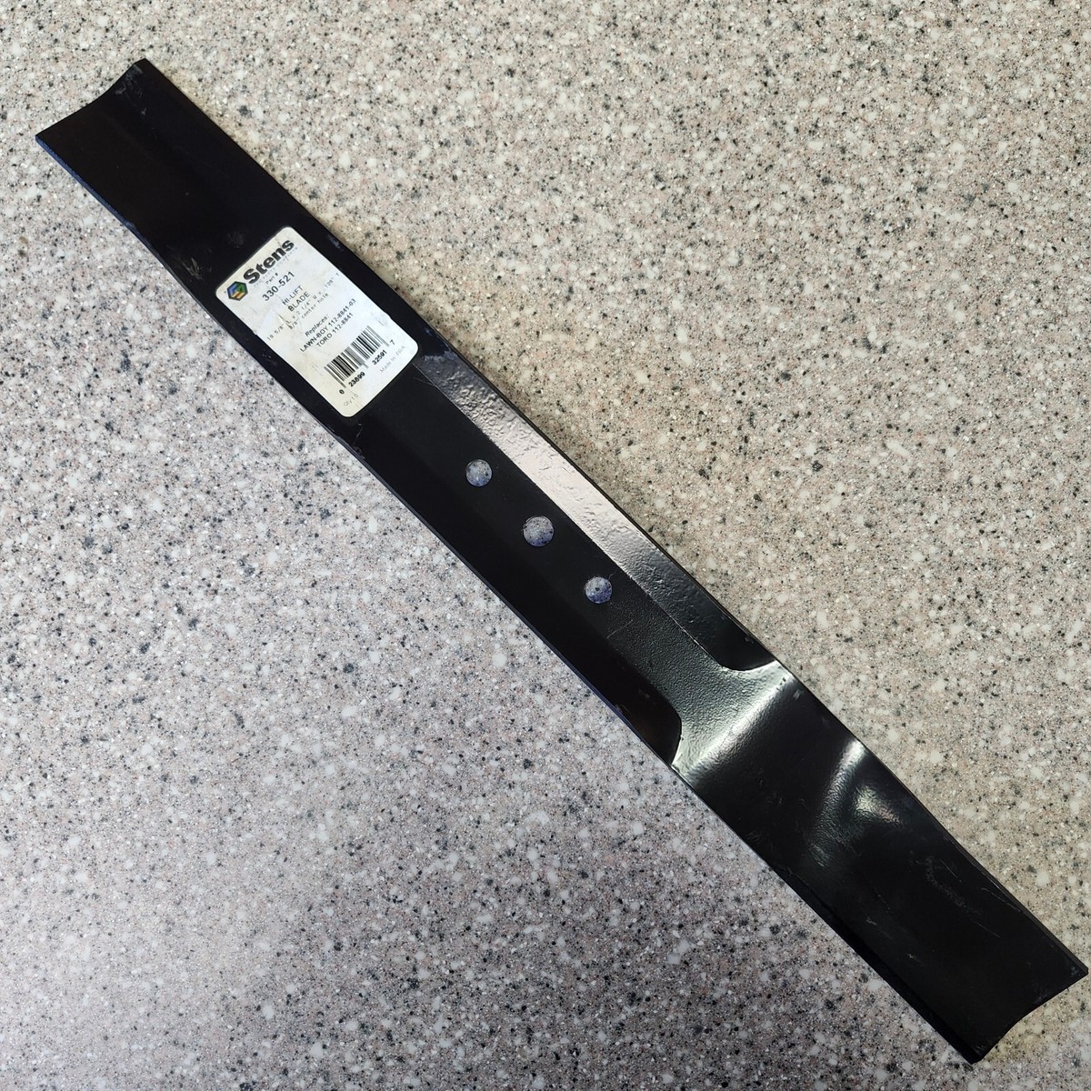 330-521 Stens Hi-Lift Blade Replaces Toro 112-8841