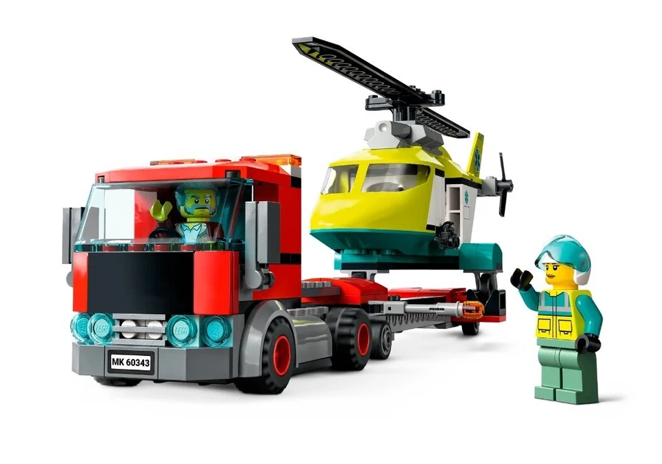 LEGO CITY: Rescue Helicopter Transport 60343 (Retired) New Sealed Free Post AUS - Image 4 of 4