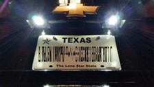2 Pcs White 3 Watt Cree Led Bulbs For 168 194 2825 Car License Plate Lights Q5