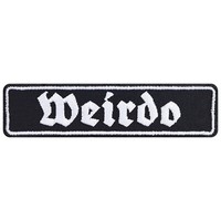 Lustiger AufnäHer: Weirdo AufbüGler Hipster Patch Spaß Sticker Heavy Metal