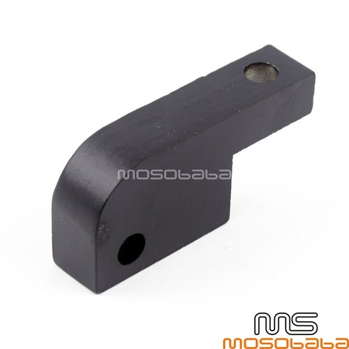 Black Headlight Fairing Extension Block For Harley Dyna Street Bob FXDB Fatbob - Picture 9 of 9