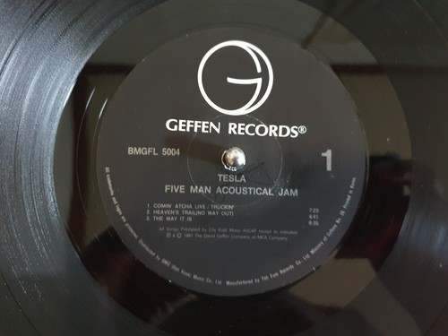 Tesla - Five Man Acoustical Jam 1991 Korea 2 LP Vinyl Insert - Picture 8 of 11