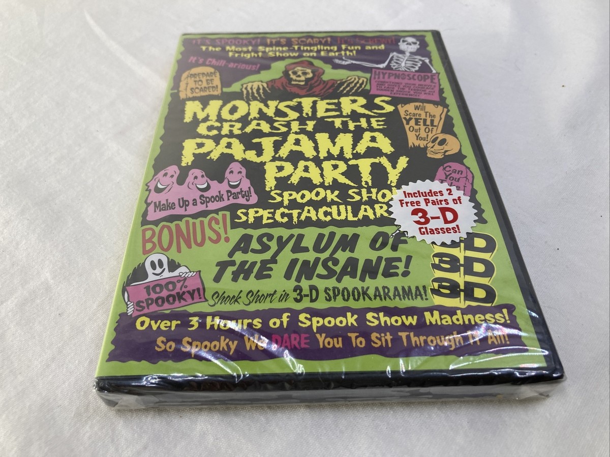 Monsters Crash The Pajama Party Spook Show Spectacular (DVD, 2001