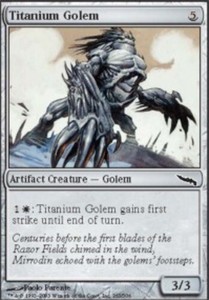Titanium Golem x4 - Mirrodin - NM-Mint, English - Mirrodin
