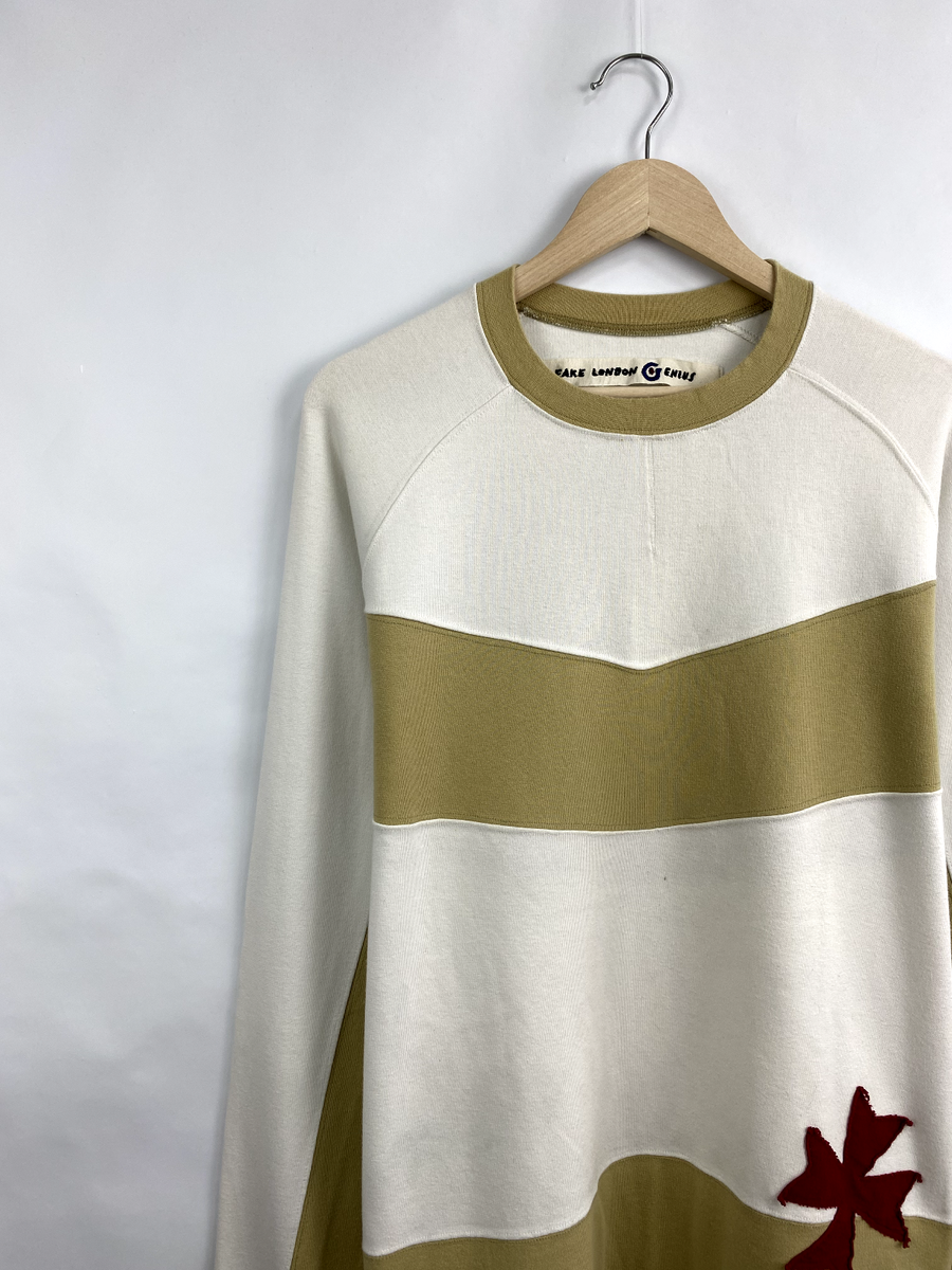 Veste London Genius Y2K - Femme Taille M - Beige - Coton - Style Basic