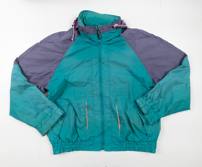 Vintage McGregor Jacket Adult Medium Green Full Zip Anti Breeze II Outerwear VTG