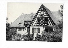F1185 Old Postcard Ferch am Schwielowsee Luther Equipped House used 1968