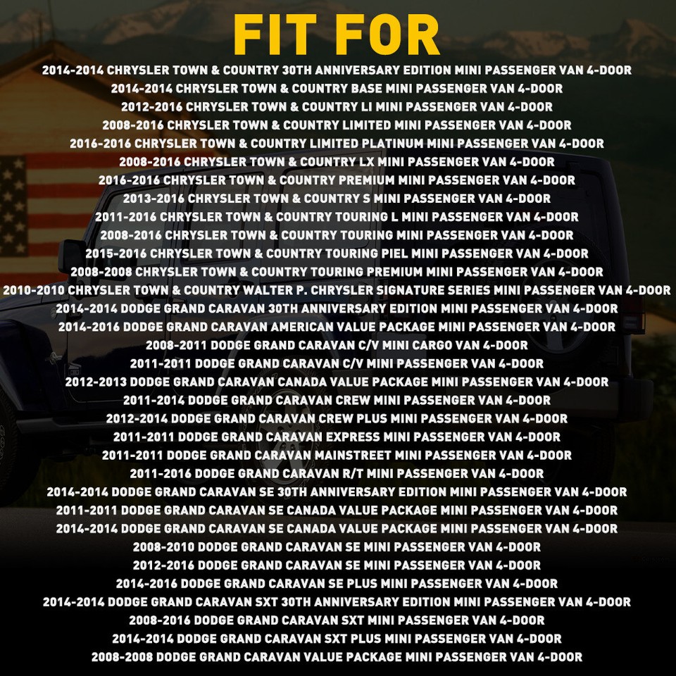 Rear Windshield Wiper Arm & Blade For Dodge Chrysler Grand Caravan 2008