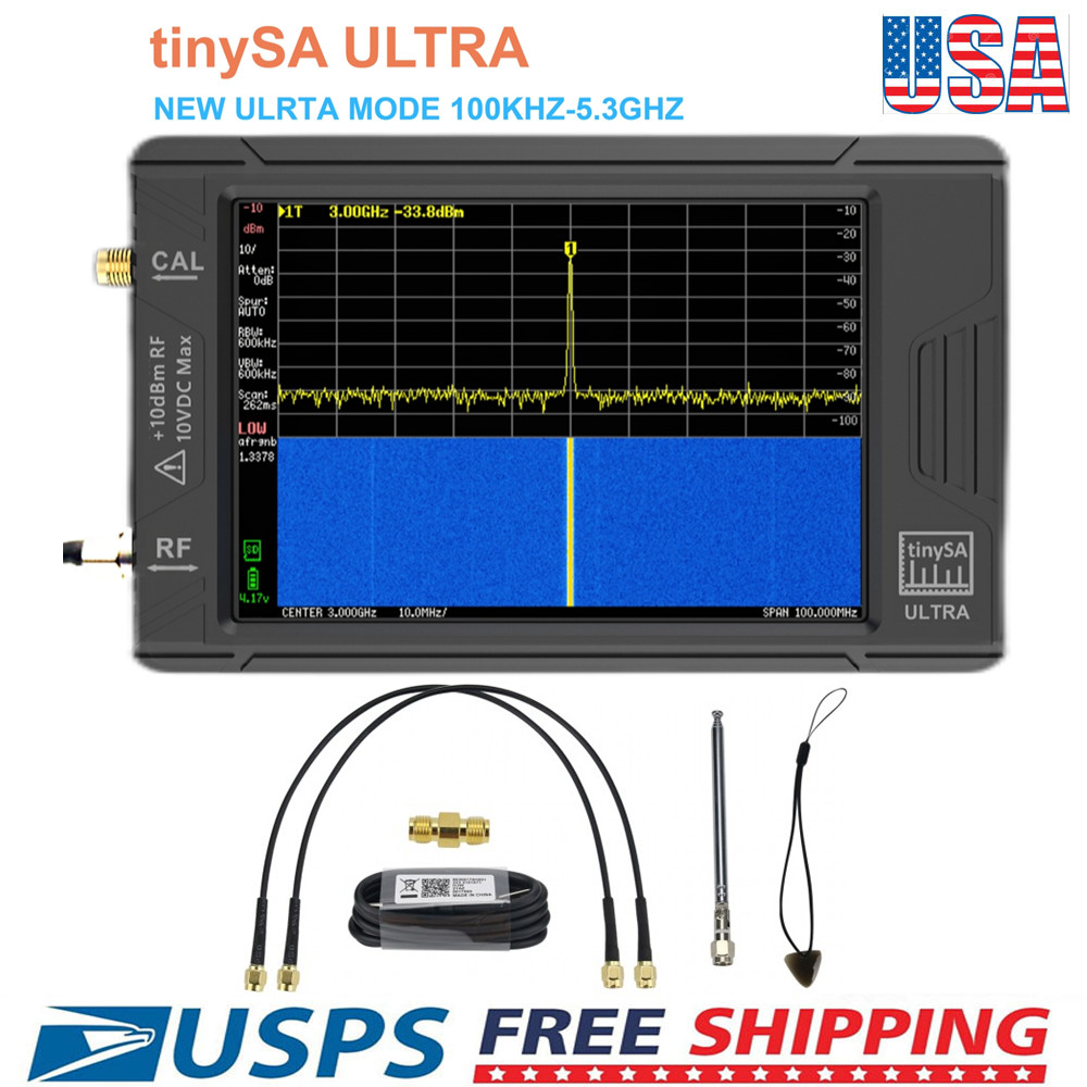 Frequency Spectrum Generator New ULTRA 100k-5.3GHz RF Signal Generator Tiny Spectrum Analyzer for ...