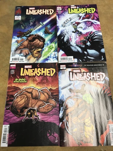 Marvel Unleashed 1-4 (Marvel 2023) Full Set 1st D Dog