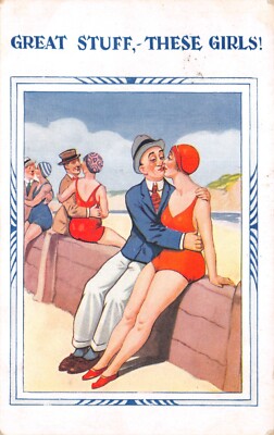 H B LTD COMIC POSTKARTEN UMWERBEN GEBRAUCHT GUT PLUS
