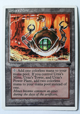  URZA'S MINE (V.2)  CHRONICLES 1995 ANTIQUITIES  NM  LAND  MAGIC GATHERING  MTG