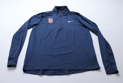 Syracuse University Women's Nike Dri-Fit Element 1/2 Zip Top BE5 Navy Medium