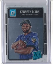 KENNETH DIXON 2016 Donruss Optic Rated Rookie RC #180 RAVENS LA Tech
