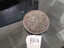 VINTAGE 1940S 50S CADILLAC BRASS WHEEL CAP EMBLEM OEM