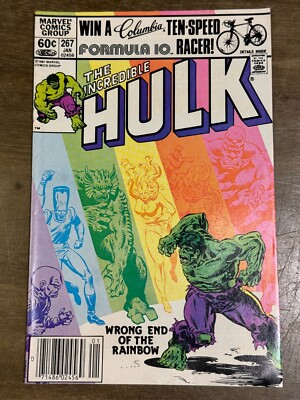 Incredible Hulk 267, 1982, Newstand Edition!