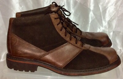 Timberland Brown Leather Chukka Hiking Lace Up Ankle Boots 