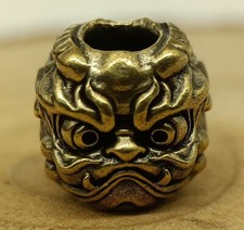 Long Brass Bead Parachute Cord Knife Lanyard Pendant EDC DIY Accessories