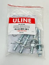 U-Line H-3722 Concrete Installation Anchor Kit, For Rack Protector, 30619 - NEW