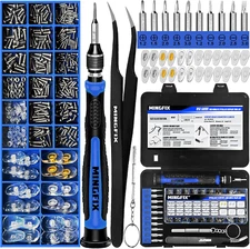 Eyeglass Sunglass Repair Kit, Magnetic Eye Glasses Repairing Tool Kit with Assor