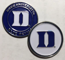 Duke University Golf Ball Marker New