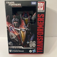 Transformers Studio Series Gamer Edition 06 Starscream Voyager Class In Hand