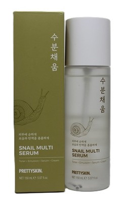 Prettyskin Snail Multi Serum 5.07 oz Toner Cream Emulsion Made in Korea New