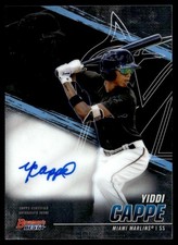 2021 Bowman's Best of 2021 Autographs Yiddi Cappe Auto Miami Marlins #B21-YC