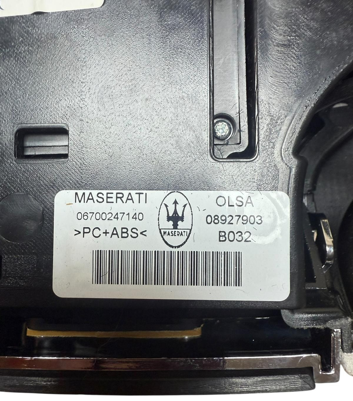 14-17 MASERATI GHIBLI FRONT OVERHEAD DOME LIGHT LAMP SWITCH CONTROL MODULE OEM