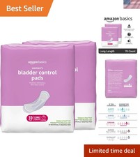 Postpartum Incontinence Pads 78 Count, Maximum Absorbency, Breathable Design