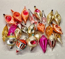 Soviet Vintage glass Christmas tree Ornament Indented Reflector - USSR