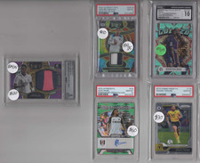 (570) PREMIER SOCCER  PSA 10 LOT MESSI GOLD MBAPPE RED TOPPS CHROME RONALDO SSP