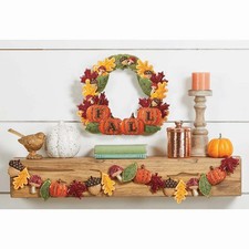 Herrschners Colors of Fall Wreath Garland, Set of 2 Felt Sequin Kit
