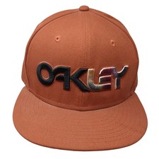 Oakley Snapback Cap Brown One Size Adjustable Embroidered 6 Panel 9Fifty New Era