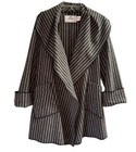 Janska Lt Gray Dark Gray Check  Unlined Jacket Size Medium Made in USA — photo 1