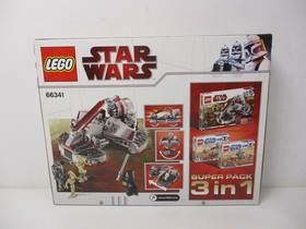 (R5/5) Lego Star Wars 66341 Super Pack 3 in 1 (8014, 8015, 8091) NEW/MIB