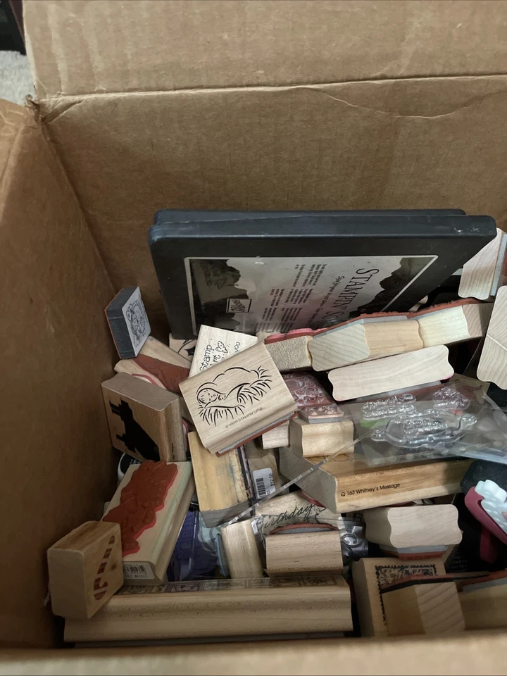 Stampin’ Up! LOTE de 100+ estampillas y estampillas transparentes usadas y nuevas Foto 3 de 3