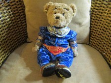 Disney Aladdin Broadway Musical Genie Bear Plush 16" Theatrical Group Blue Toy