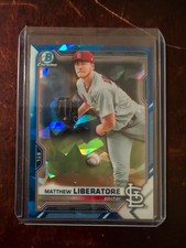 2021 Bowman Sapphire Edition Chrome Prospects Matthew Liberatore #BCP-29