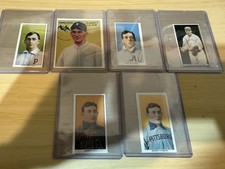 Tobacco Cards Reprints 6 Card Lot In Including 2 T206 Honus Wagner Cards Wow!