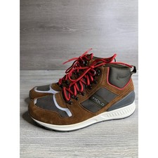 POLO Ralph Lauren Mens Size 8.5D Train 100 Mid Suede Mesh Sneakers Shoes