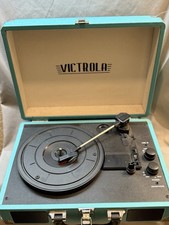 Victrola - VWM-5 Bluetooth Stereo Turntable - Turquoise See Notes 