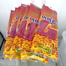 Mamison Pink Rubber Gloves Large   7 Pairs Pack  Reusable Dish Cleaning Gloves