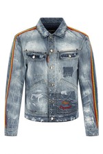 DSQUARED2 La Jean Blue Denim Jacket New Authentic