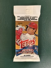 2018 Topps Update Baseball Fat Pack Ohtani, Soto, Acuna RC Possible. 36 Cards