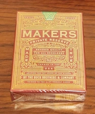 New Sealed Makers Private Reserve Playing Cards Deck 2016 Dan & Dave Art of Play