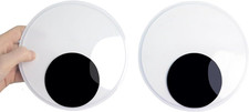 5.9 Inches Giant Wiggle Eyes with Self Adhesive Large Googly Eyes for DIY
