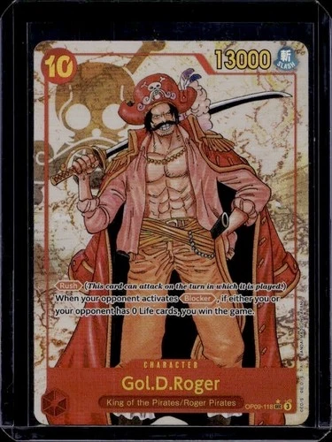 One Piece TCG Gol D. Roger OP09-118 Alt Art